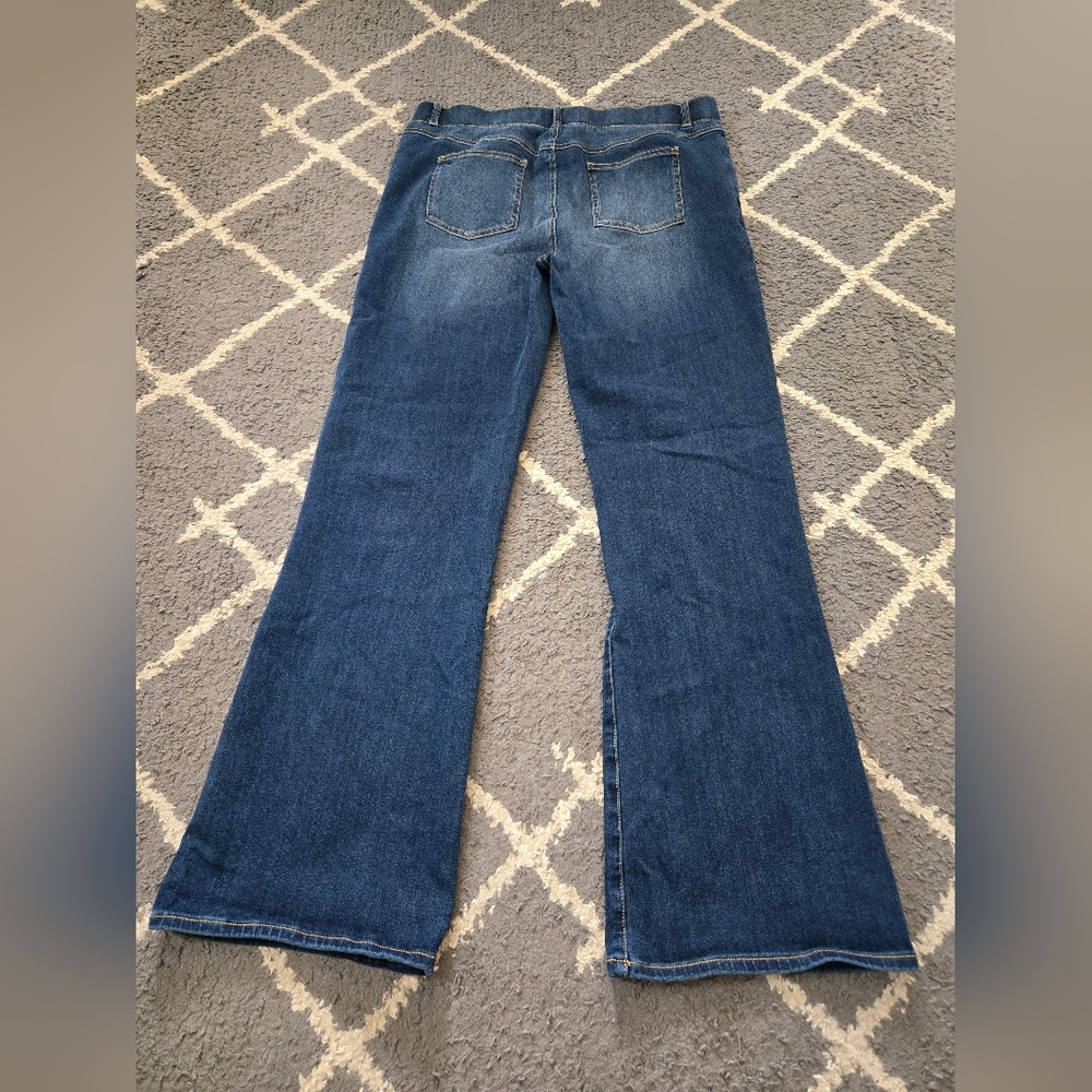 Betabrand Marin Bootcut Stretch Yoga Denim Dark Vintage Wash Size: XL - Picture 9 of 13